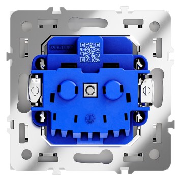 Розетка с заземлением Voltum S70 02 VLS040102-2