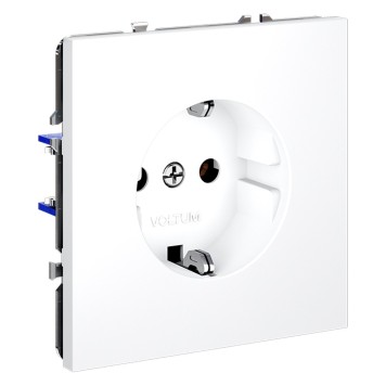 Розетка с заземлением Voltum S70 02 VLS040102