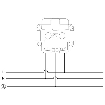 Розетка с заземлением Voltum S70 05 VLS040105-3