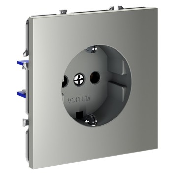 Розетка с заземлением Voltum S70 05 VLS040105
