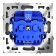 Розетка с заземлением Voltum S70 07 VLS040107