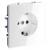 Розетка с заземлением и шторками Voltum S70 01 VLS040201