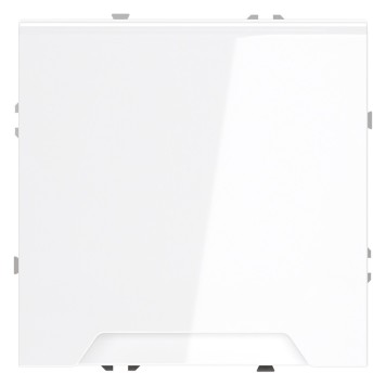 Розетка с заземлением, крышкой и шторками Voltum S70 01 VLS040301-1