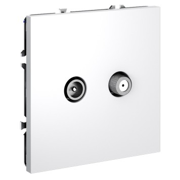 ТВ-розетка оконечная Voltum S70 02 VLS060402