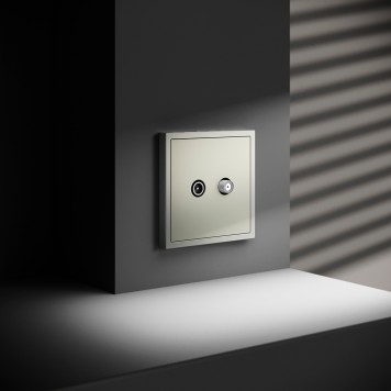 ТВ-розетка оконечная Voltum S70 05 VLS060405-1