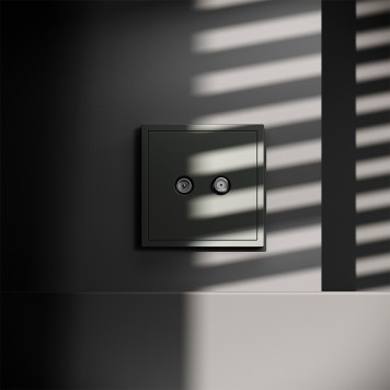 ТВ-розетка оконечная Voltum S70 06 VLS060406-2