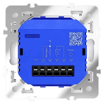 Умный сенсорный терморегулятор для теплого пола Voltum S70 01 VLS070101-2