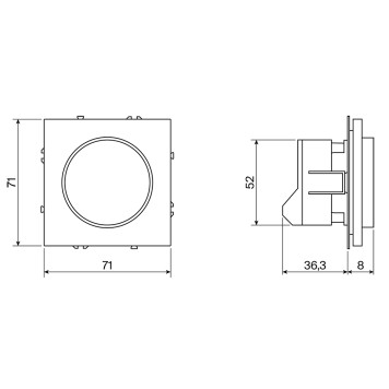 Диммер Voltum S70 08 VLS070308-4