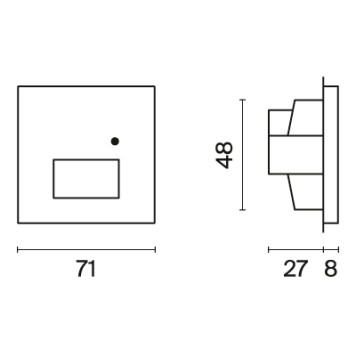Встраиваемая LED подсветка Voltum S70 06 VLS070606-6