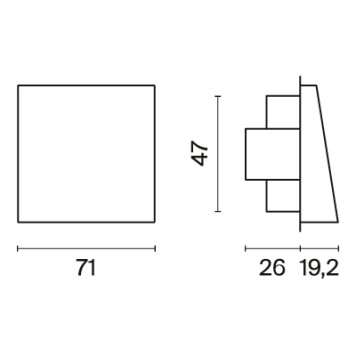 Вывод кабеля Voltum S70 02 VLS080202-6