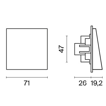 Вывод кабеля Voltum S70 05 VLS080205-3