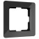 Рамка на 1 пост Werkel Acrylic черный W0012708