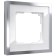 Рамка на 1 пост Werkel Baguette белый/серебро W0012850