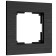 Рамка на 1 пост Werkel AluMax черный алюминий W0013508