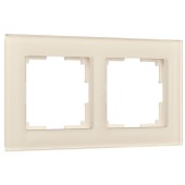Рамка на 2 поста Werkel Favorit молочный W0021141