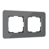 Рамка на 2 поста Werkel Elite графит W0022440 Рамка на 2 поста Werkel Elite графит W0022440