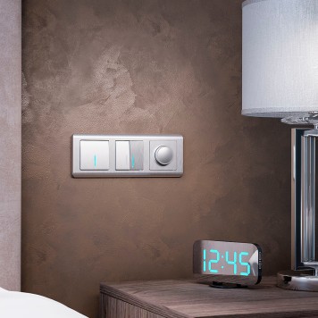 Рамка на 3 поста Werkel Stream серебряный W0032106-1