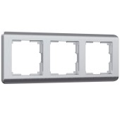 Рамка на 3 поста Werkel Stream серебряный W0032106
