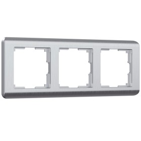 Рамка на 3 поста Werkel Stream серебряный W0032106