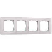 Рамка на 4 поста Werkel Favorit дымчатый W0041117