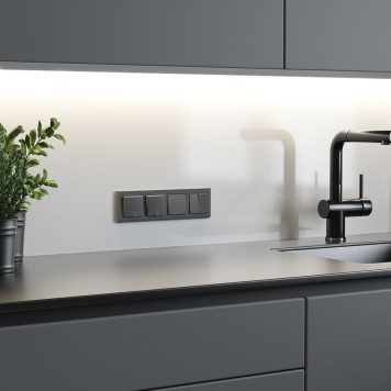 Рамка на 4 поста Werkel Stark графит матовый W0041864-2