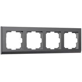Рамка на 4 поста Werkel Stark графит матовый W0041864