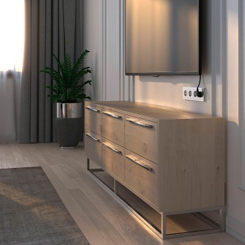 Рамка на 4 поста Werkel Hammer серебряный W0042406-1