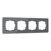 Рамка на 4 поста Werkel Elite графит W0042440 Рамка на 4 поста Werkel Elite графит W0042440