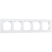 Рамка на 5 постов Werkel Favorit белый матовый W0051105