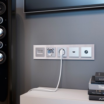 Рамка на 5 постов Werkel Favorit дымчатый W0051117-1