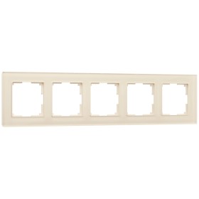 Рамка на 5 постов Werkel Favorit молочный W0051141