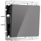 Выключатель 1-клавишный Werkel графит акрил W1110044