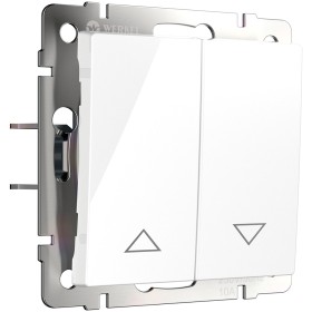 Выключатель жалюзи Werkel белый W1124501