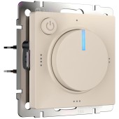 Терморегулятор электромеханический для теплого пола Werkel айвори матовый W1151162