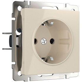 Розетка с заземлением Werkel слоновая кость W1171003