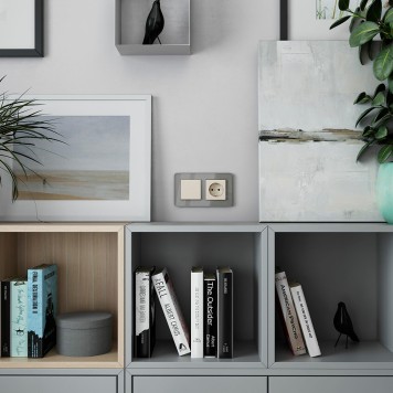 Розетка с заземлением Werkel айвори матовый W1171062-3