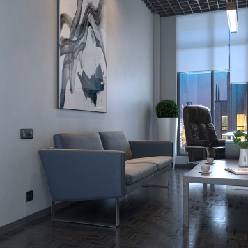 Розетка с заземлением и шторками Werkel графит рифленый W1171104-7