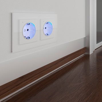 Розетка с подсветкой Werkel белый W1171401-2