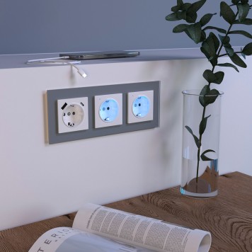Розетка с подсветкой Werkel белый W1171401-5