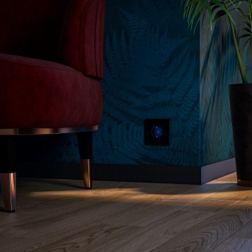 Розетка с подсветкой Werkel черный матовый W1171408-5