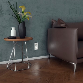 Розетка с заземлением, шторками и USBх2 Werkel белый W1171501-4