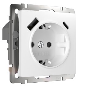 Розетка с быстрой зарядкой USB Type A+С Werkel белый W1171701