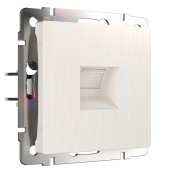 Розетка компьютерная Werkel Ethernet RJ-45 перламутровый рифленый W1181013 Розетка компьютерная Werkel Ethernet RJ-45 перламутровый рифленый W1181013