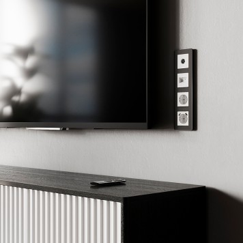 Розетка компьютерная двойная Werkel Ethernet RJ-45 белый матовый W1181161-1