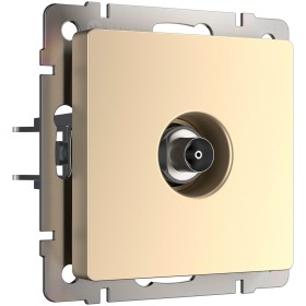 ТВ-розетка оконечная Werkel шампань W1183011