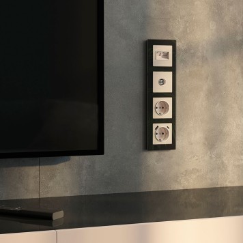 ТВ-розетка оконечная Werkel айвори акрил W1183043-2