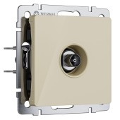 ТВ-розетка оконечная Werkel айвори акрил W1183043