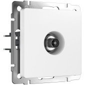 ТВ-розетка оконечная Werkel белый матовый W1183061