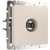 ТВ-розетка оконечная Werkel айвори матовый W1183062