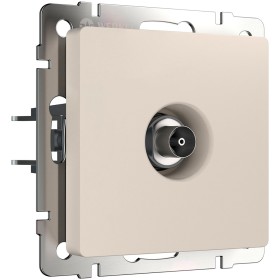 ТВ-розетка оконечная Werkel айвори матовый W1183062